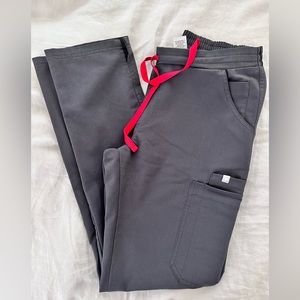 Figs Charcoal Yola Skinny Scrub Pants